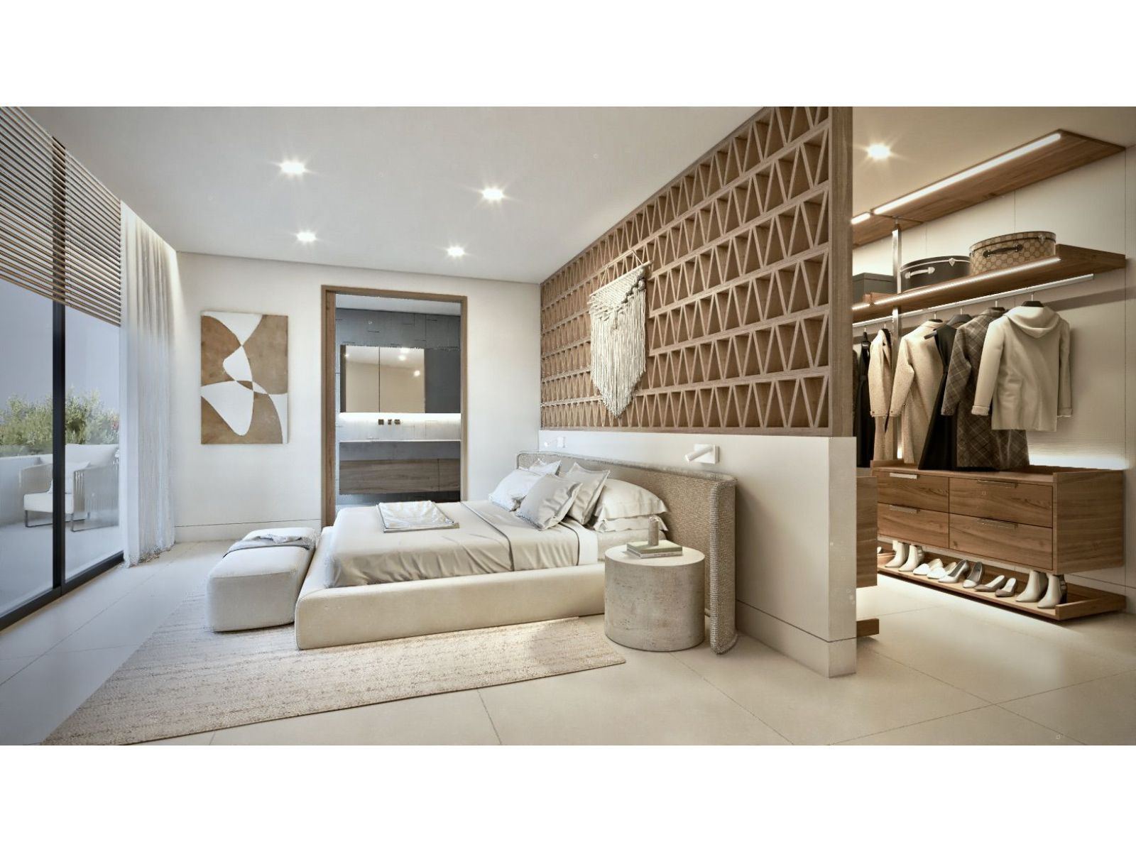 06 modern bedroom with city view